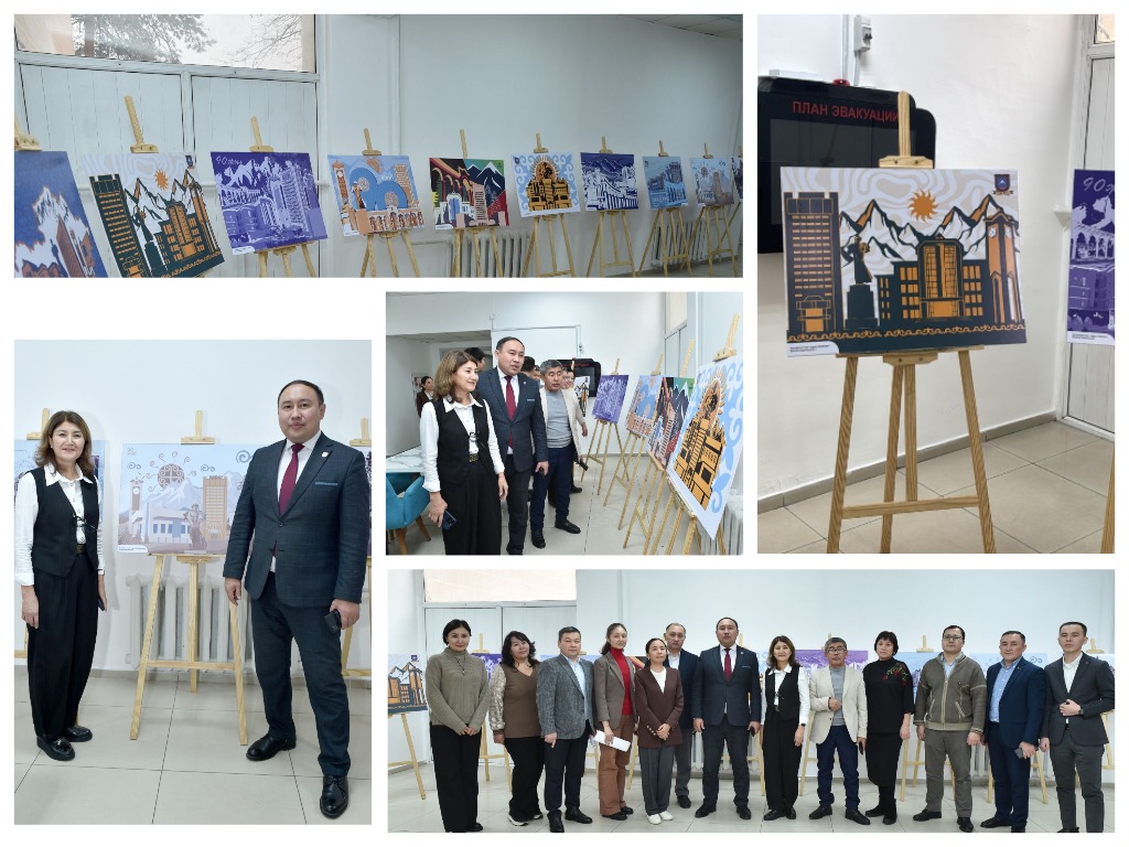 An art exhibition was organized as part of joint events by the Higher School of Economics and Business and the Faculty of Journalism, dedicated to the 90th anniversary of our university.