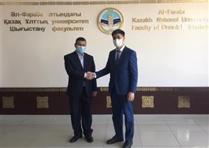 Культурное представительство Посольства Исламской Республики Иран в Республике Казахстан в гостях на факультете востоковедения Казахского национального университета имени аль-Фараби