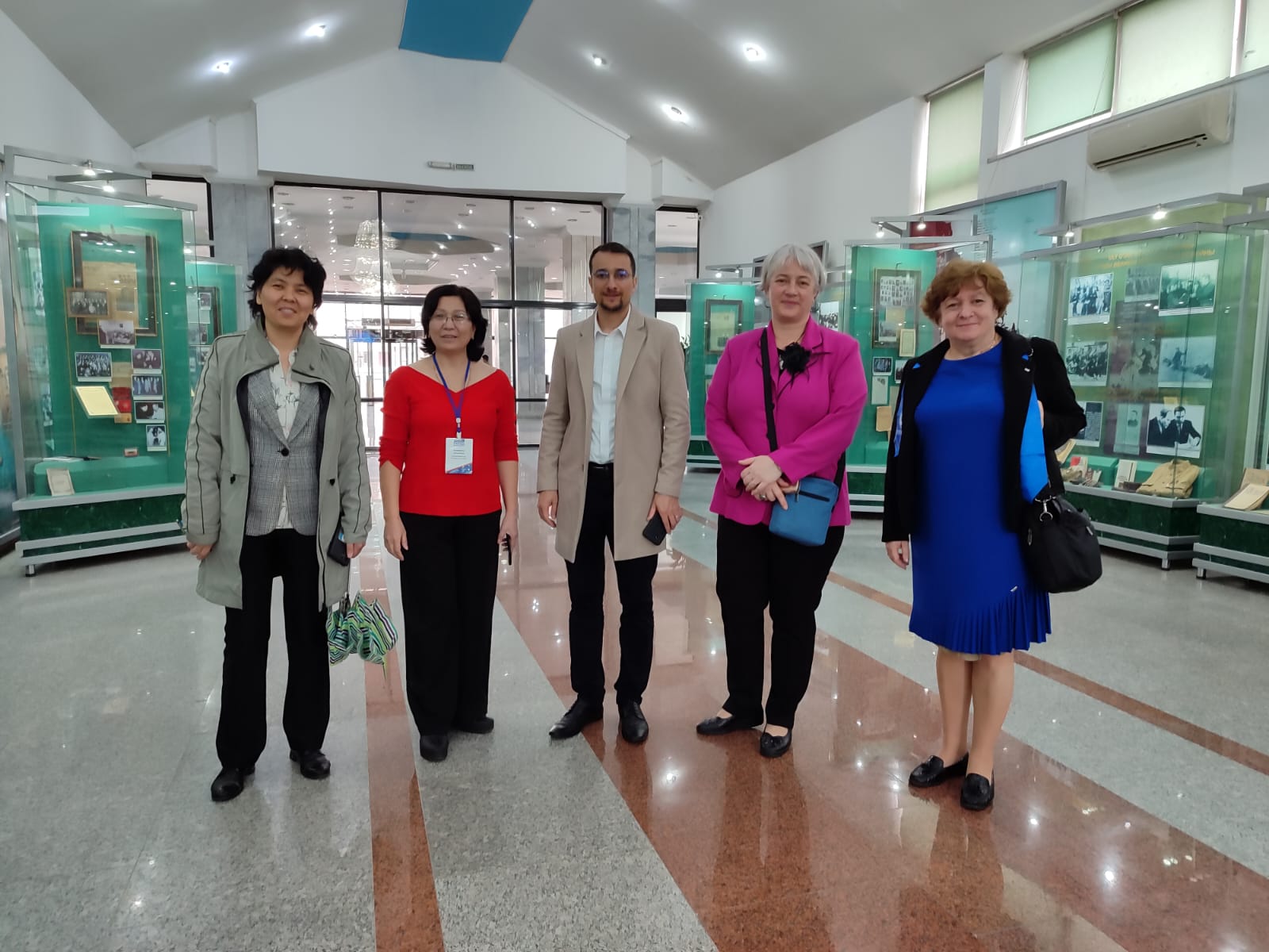 Invited scientists as part of the Erasmus program of the University of Cluj-Napoca (Romania) visited the university museum