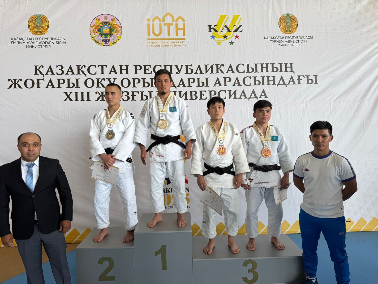 Nursultan Zaizagaliyev became the champion of the XIII Summer Universiade in judo