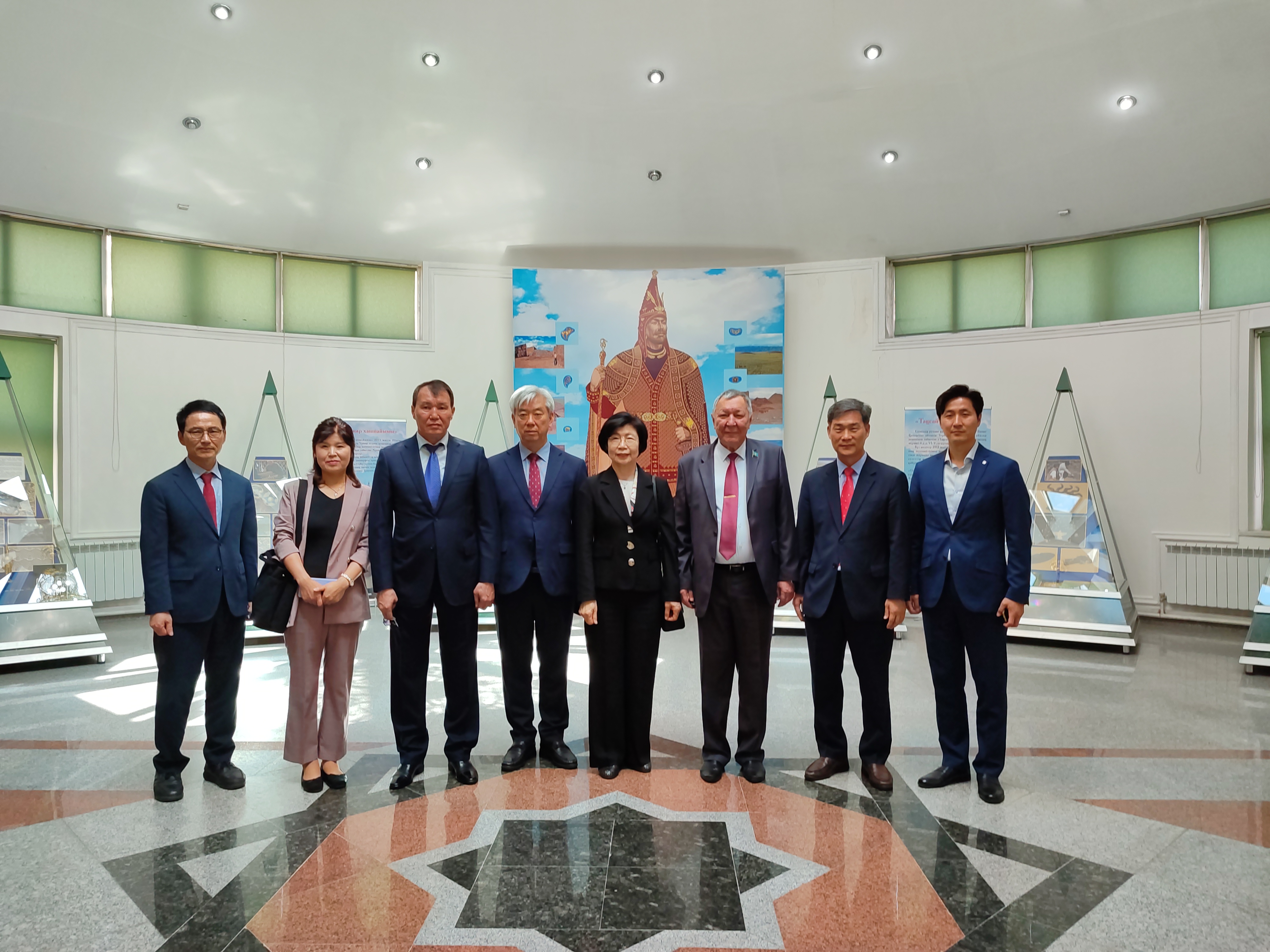 A delegation headed by the President of Kimcheon University (South Korea) arrived at Al-Farabi Kazakh National University on a working visit.Korea) by Ms. Yoon Ok-hyun