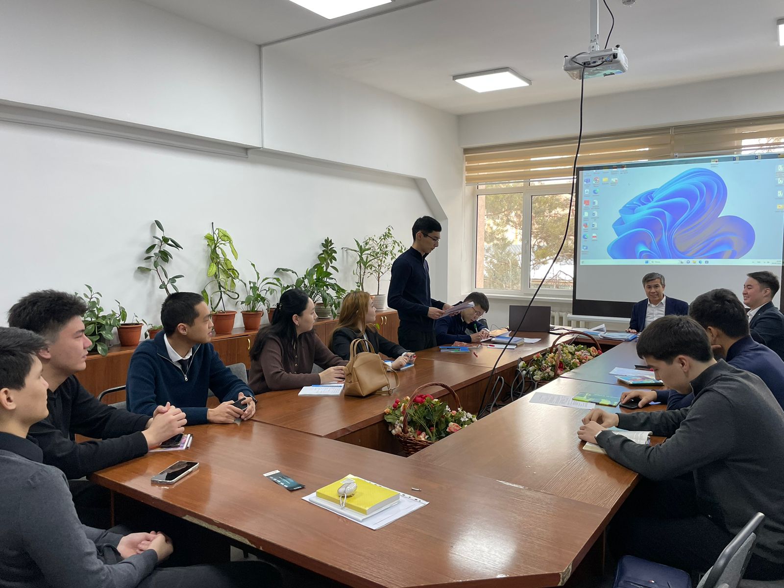 On February 8, 2024, a meeting was held at the Department of Civil Law and Civil Procedure, Labor Law within the framework of the “quality education” of the UN SDG No. 4.