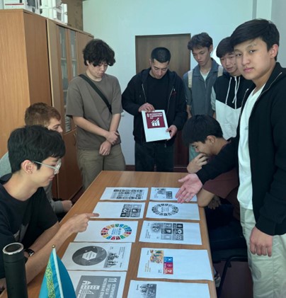 Aspiration for Knowledge, Hard Work and Patriotism — SDGs: №4 “Quality Education”, №8 “Decent Work and Economic Growth”, №16 “Peace, Justice and Strong Institutions.”