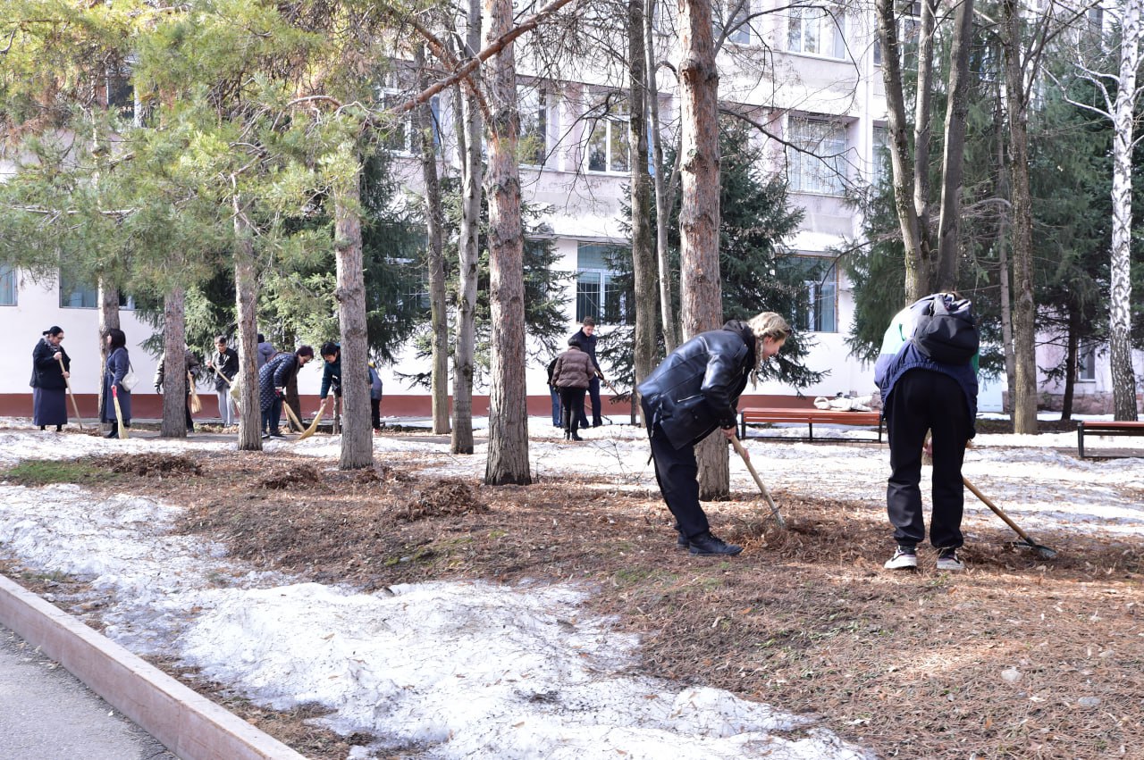Ecological action "Taza Kazakhstan" was held in KazNU