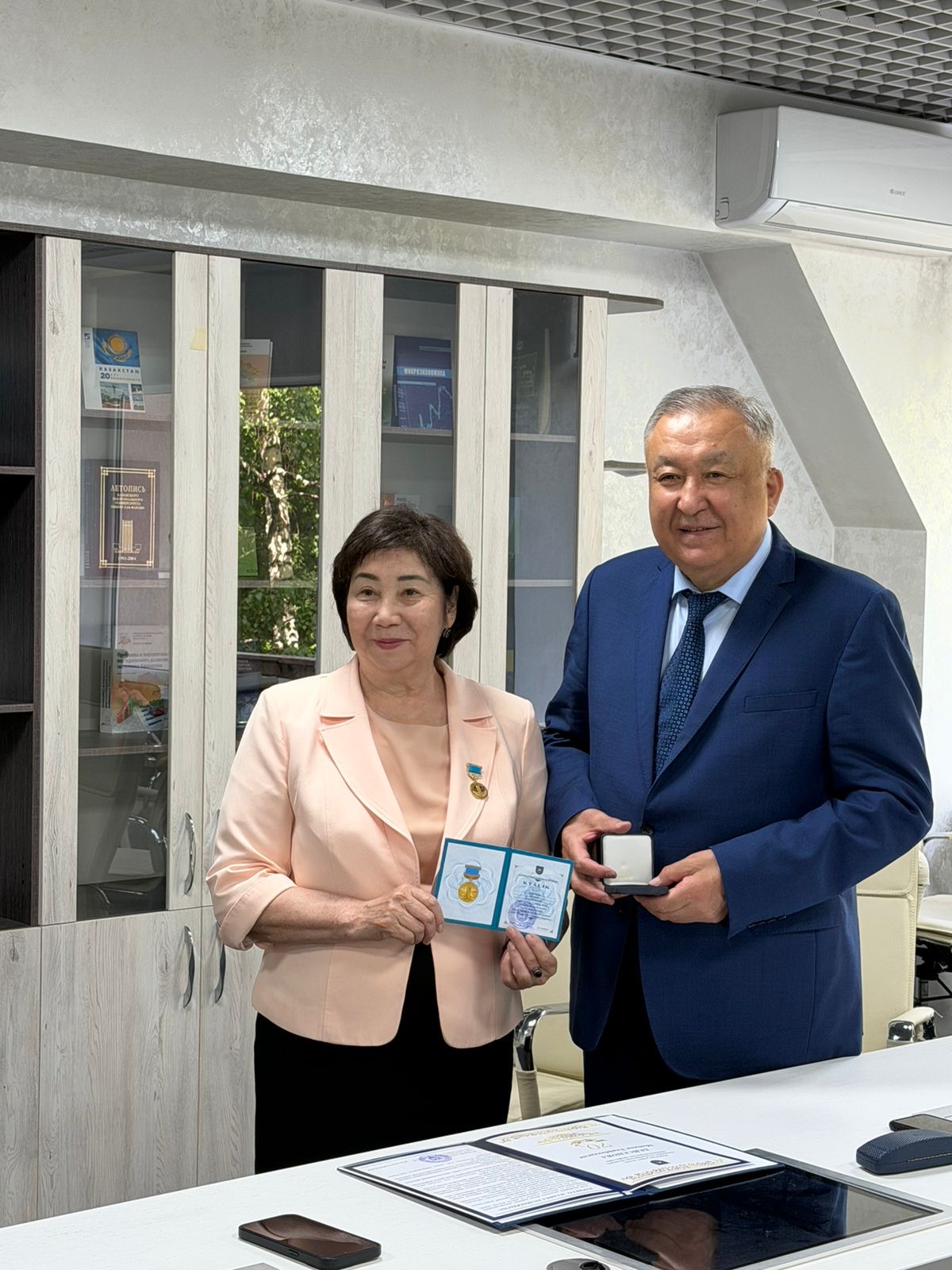 A ceremonial event dedicated to the 70th anniversary of Doctor of Economic Sciences, Associate Professor Beissenova Madina was held at Al-Farabi Kazakh National University