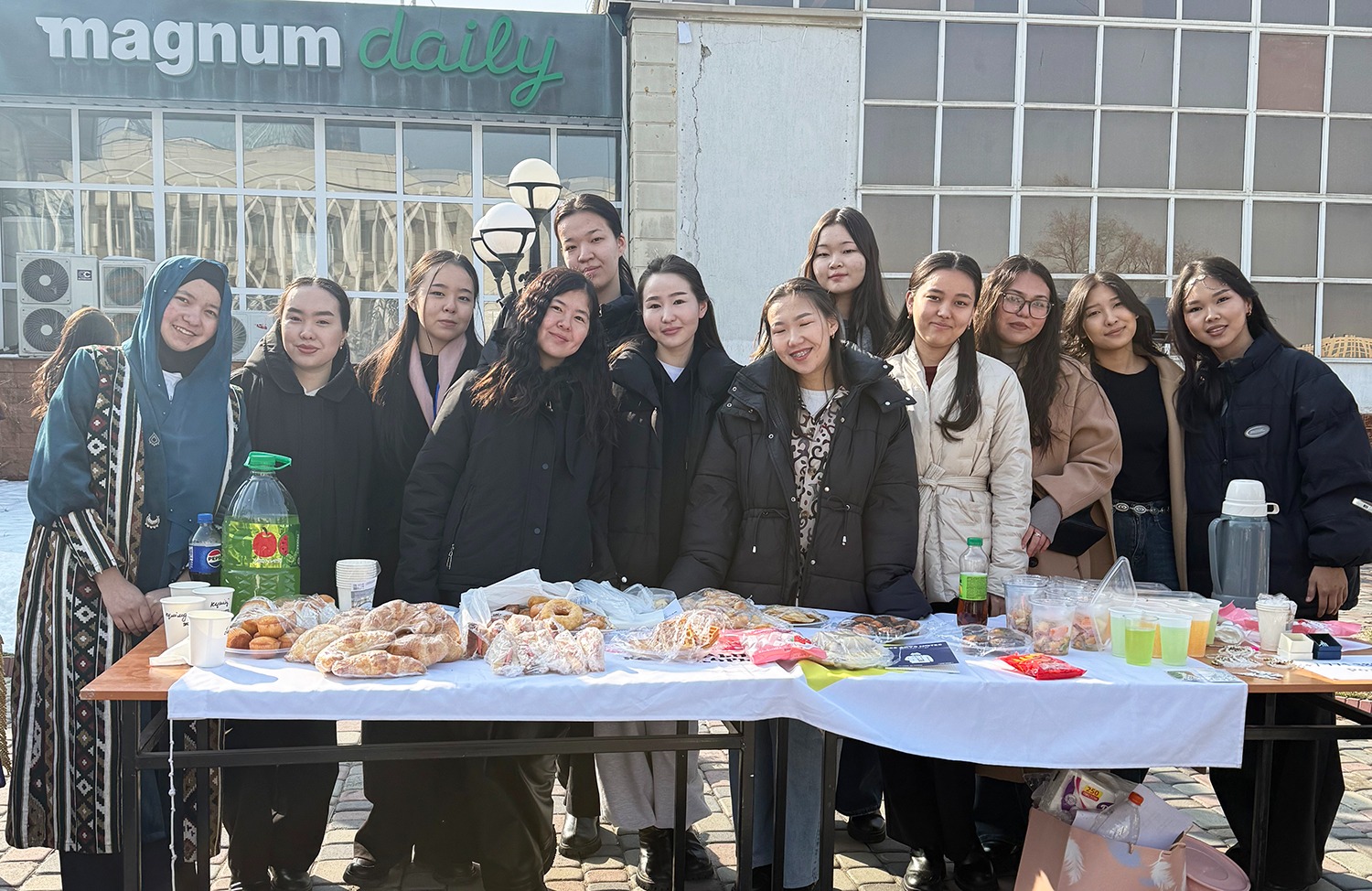 Students contributed to a good cause at a charity fair