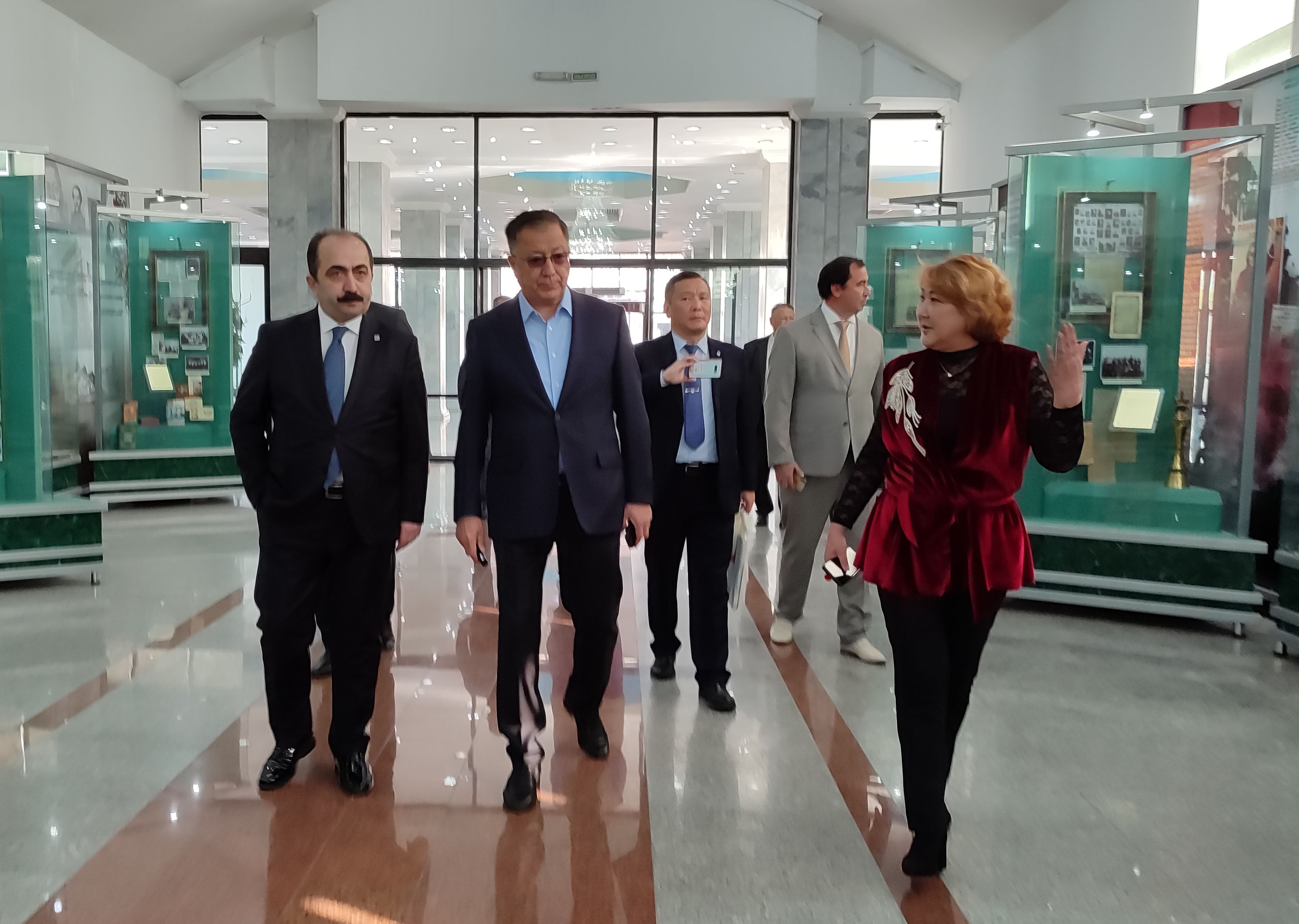 The delegation of the Turkish Academy visited Al-Farabi Kazakh National University.