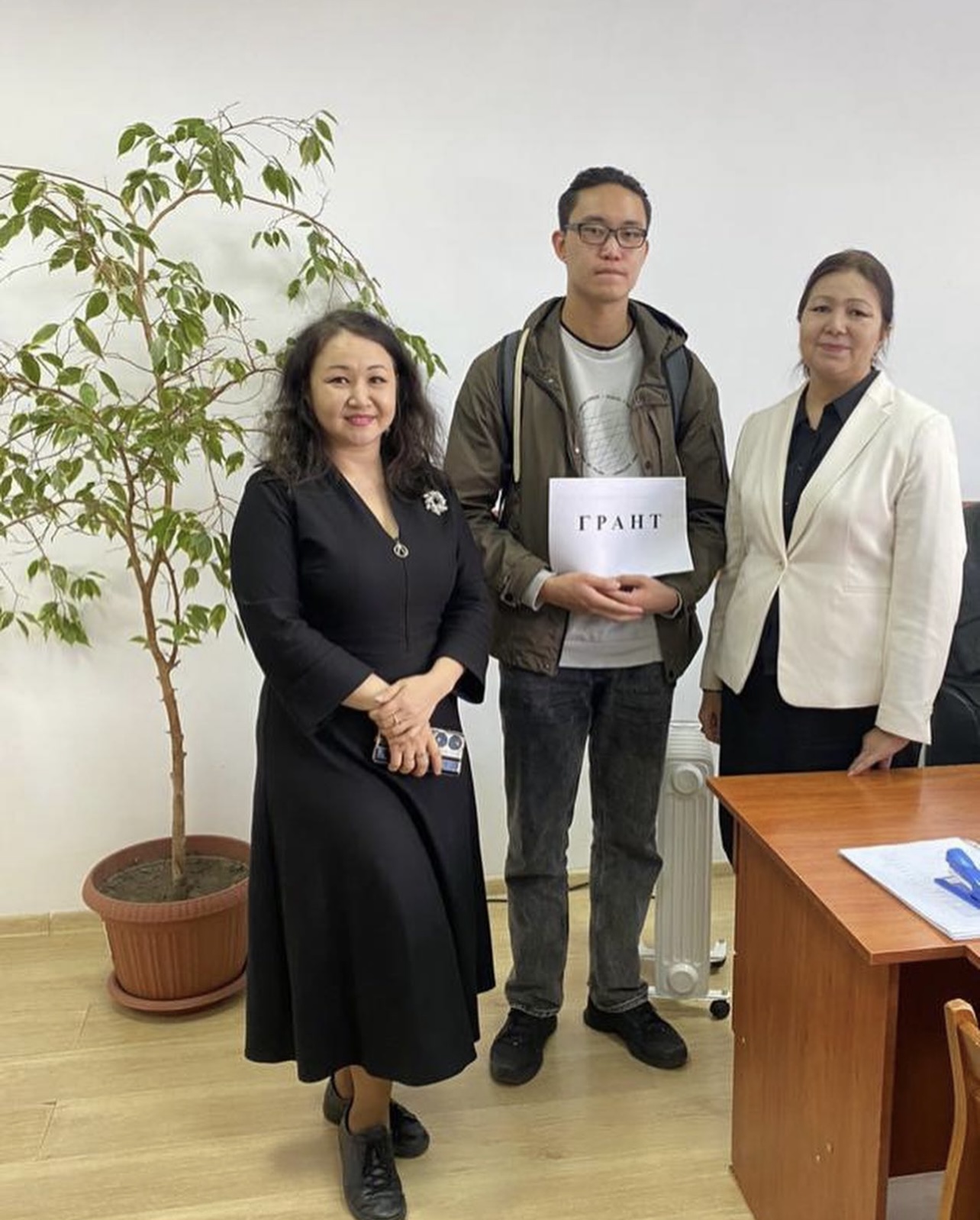 A student of the educational program "Biotechnology" Doуir Hegaу is transferred to a grant