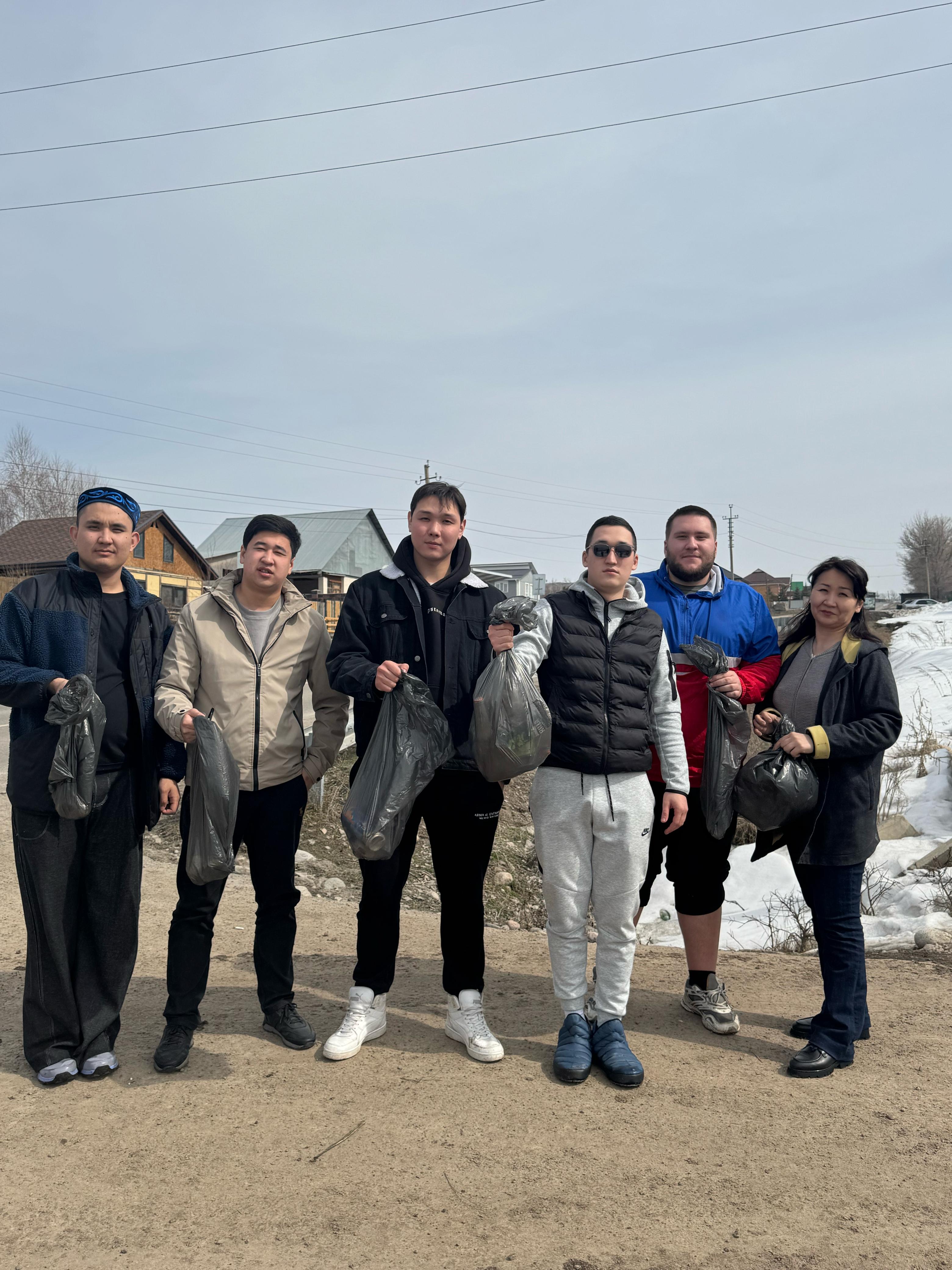 «Экосубботник в рамках ЦУР №3: Студенты 3 курса «Правоохранительная деятельность» за здоровое будущее»