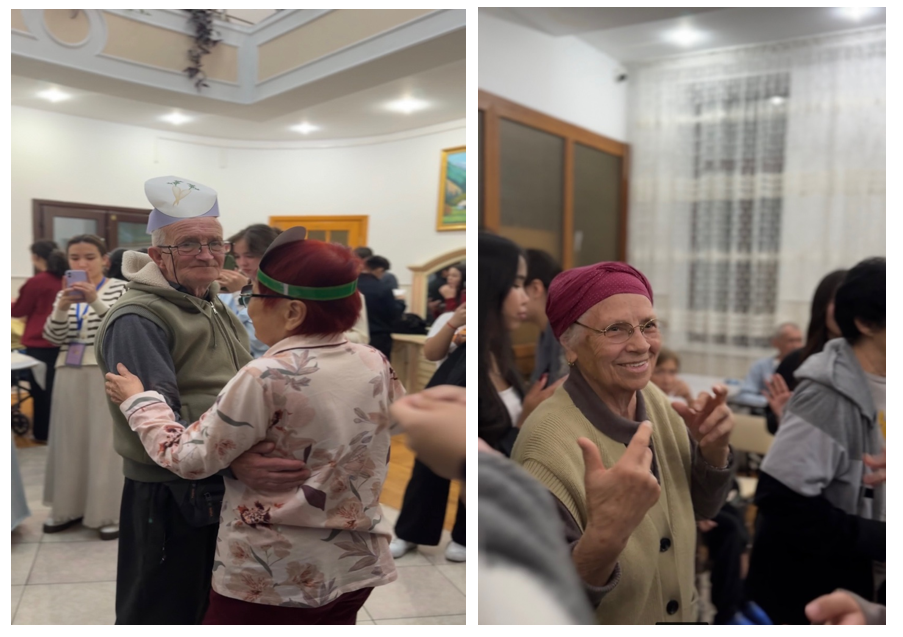 Visit of "Komek" Organization Students to the "Meirim" Nursing Home