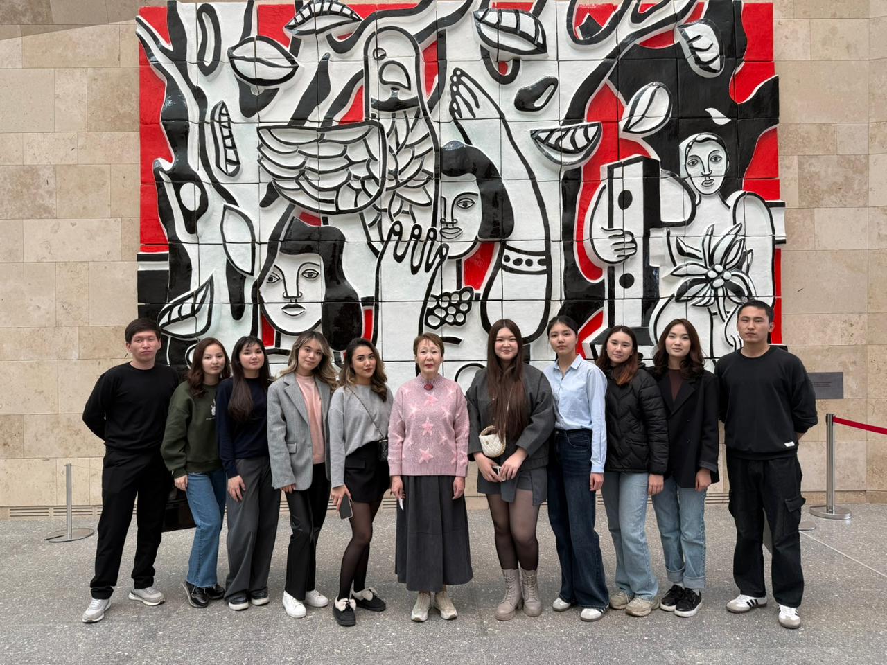 Visit to the Almaty Museum of Arts