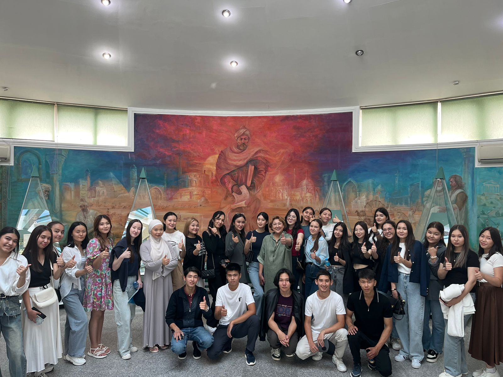 An orientation week for freshmen was held at the Al-Farabi Kazakh National University Museum