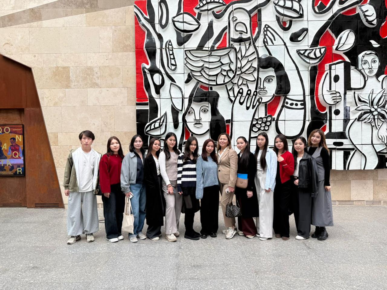 Студенты посетили музей искусств «Almaty Museum of Arts»