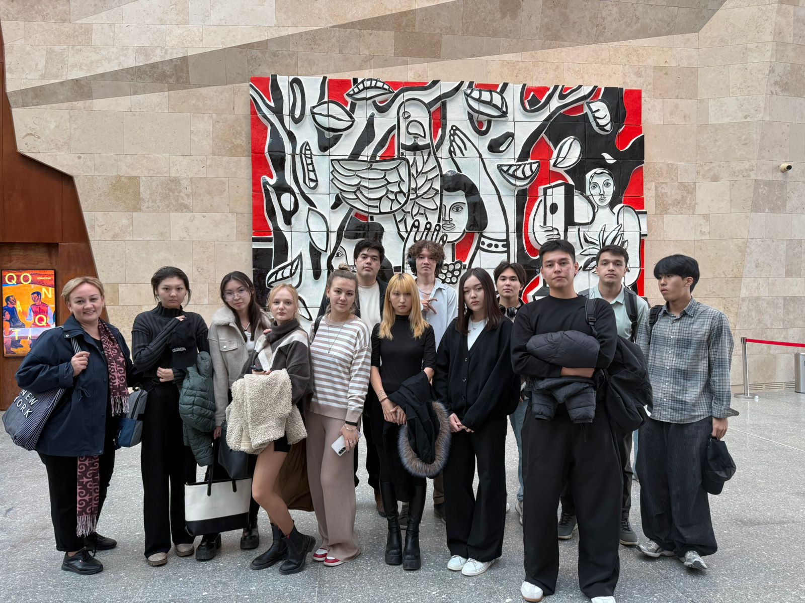 Future Translators visited  the Exhibition at the New Almaty Museum of Arts