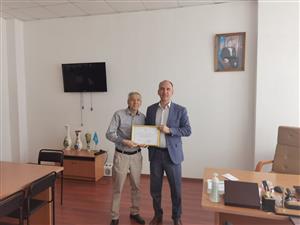 70th anniversary of  C.ph.-m.sci, senior lecturer Dikhanbaev K.K