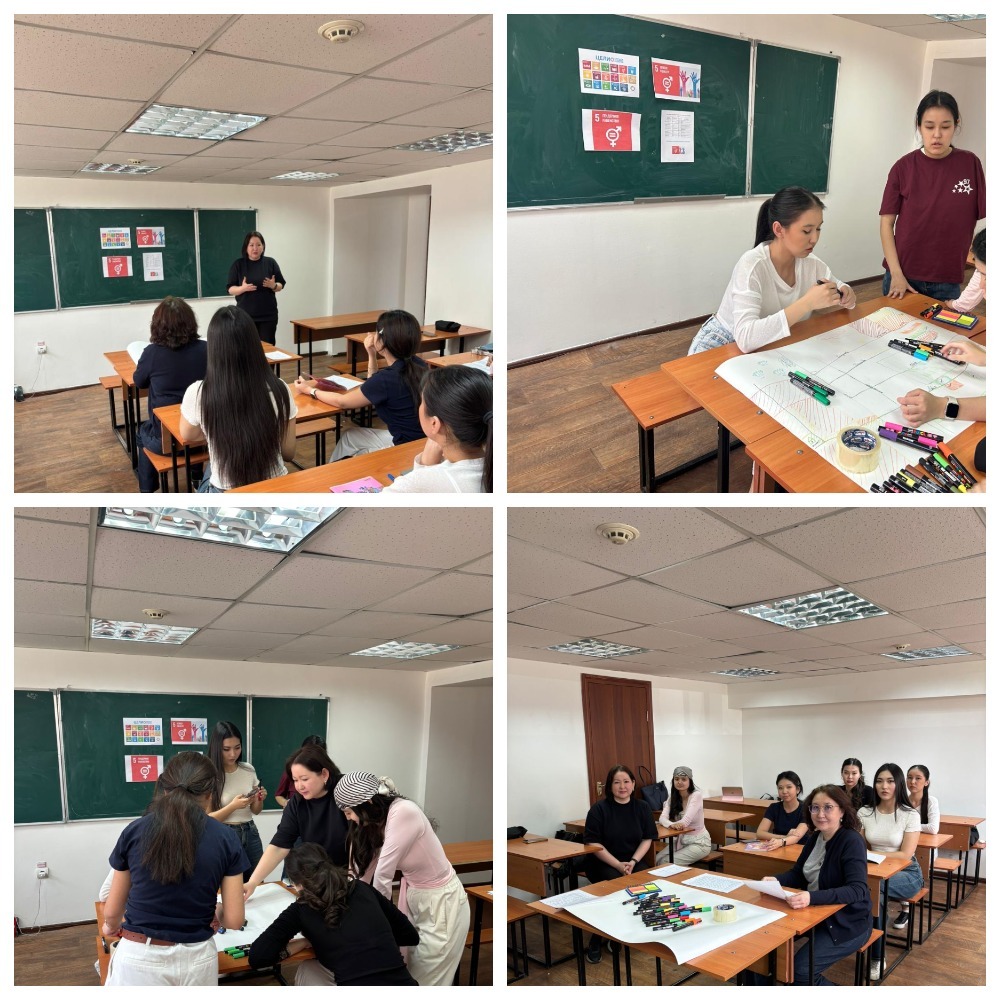 An educational event was held for 3rd-year students majoring in Sociology at the Department of Sociology and Social Work, Faculty of Philosophy and Political Science, within the framework of the UN SDG 5 (Gender Equality) and SDG 11 (Sustainable Cities and Communities)