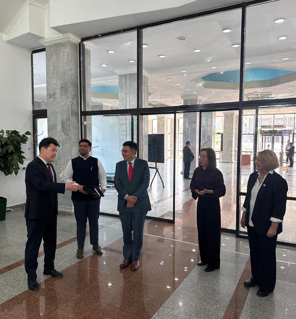 The Ambassador of India to the Republic of Kazakhstan Sailas Thangal visited the KazNU museum
