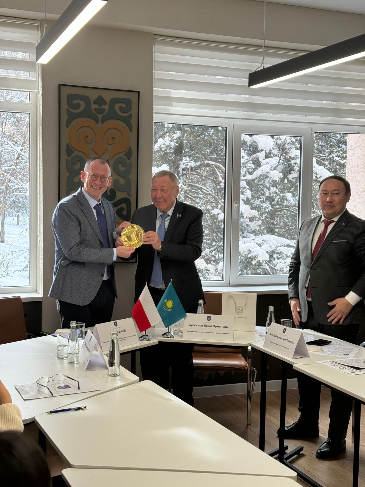 SDG-5. Ambassador of Poland to KazNU
