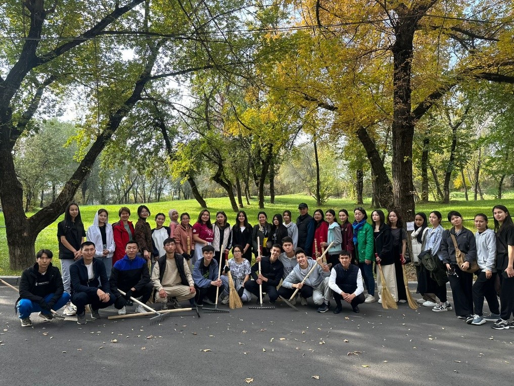 PARTICIPATION IN THE UNIVERSITY-WIDE CLEANUP DAY OF KAZNU