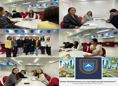SDG №4: A round table discussion was held on the topic "How can I contribute to the New Kazakhstan?"