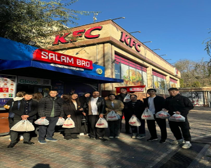 Faculty of History: Salam Bro fast food chain supported the students!