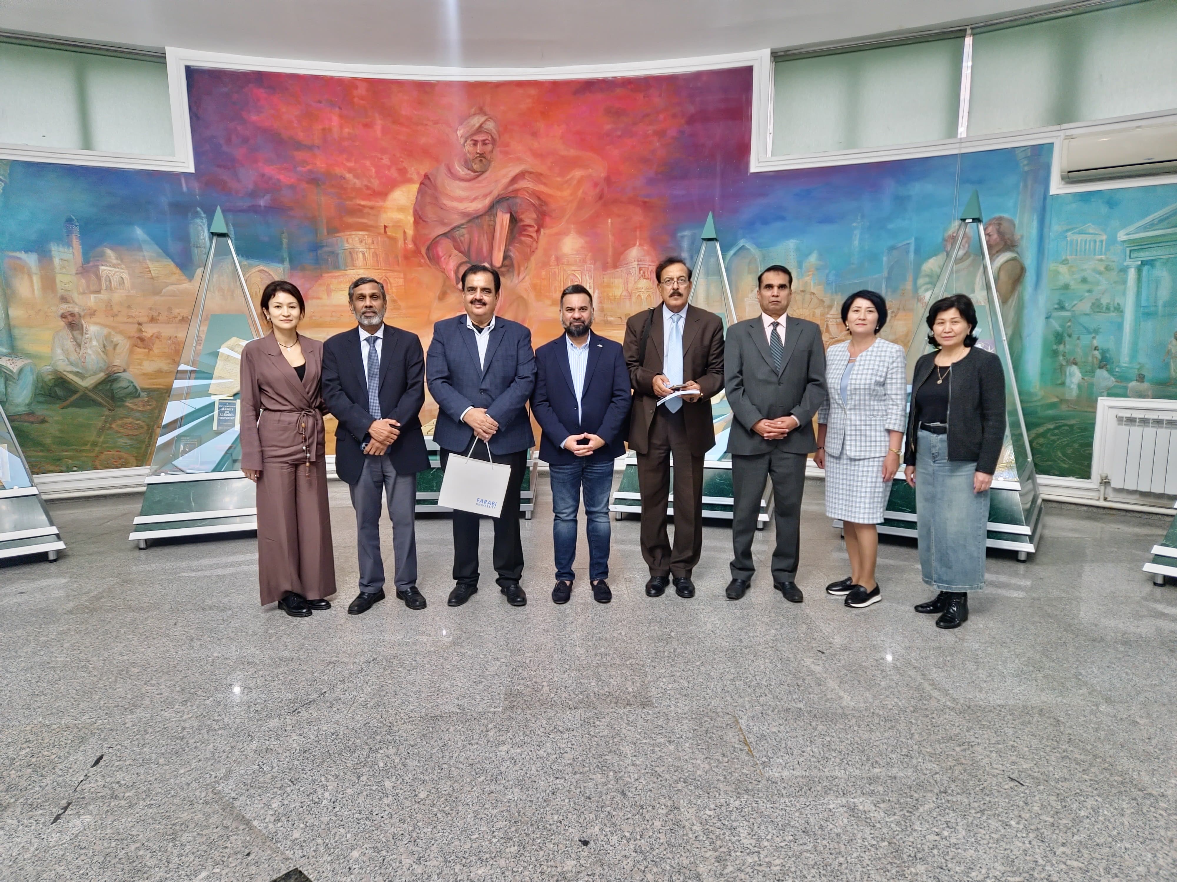 The delegations of Pakistan visited to discuss issues on the development of mutual cooperation with Al-Farabi Kazakh National University