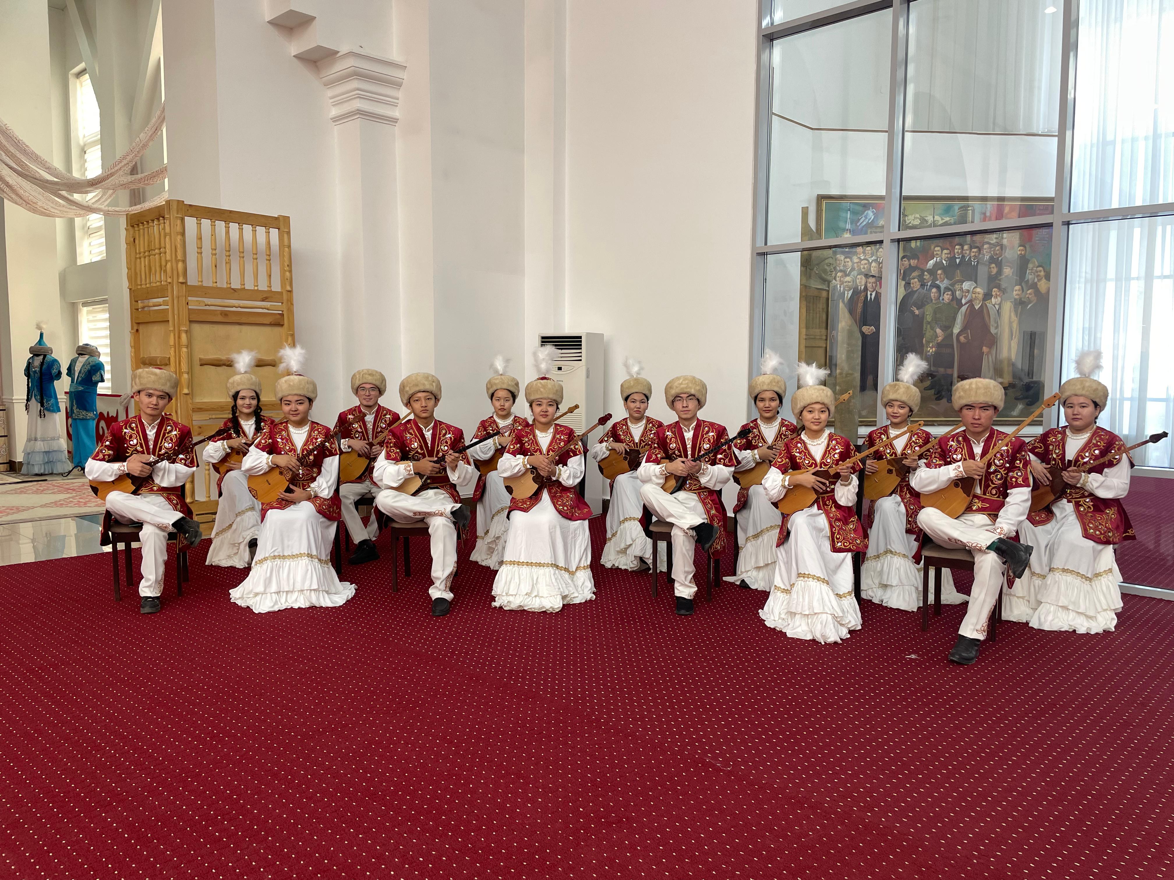 Farabi Sazy Student National Orchestra at the international conference "SUSTAINABLE FUTURE 2024: BIOTECHNOLOGY, ECOLOGY, ENERGY" dedicated to the 90th anniversary of Al-Farabi Kazakh National University