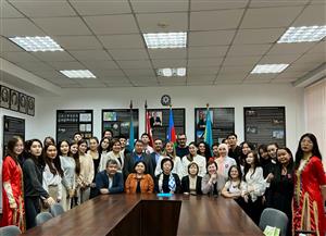 On October 27, a solemn event "99 years of the Republic of Turkey" was held at the Azerbaijani Center of the TURKSOY Department