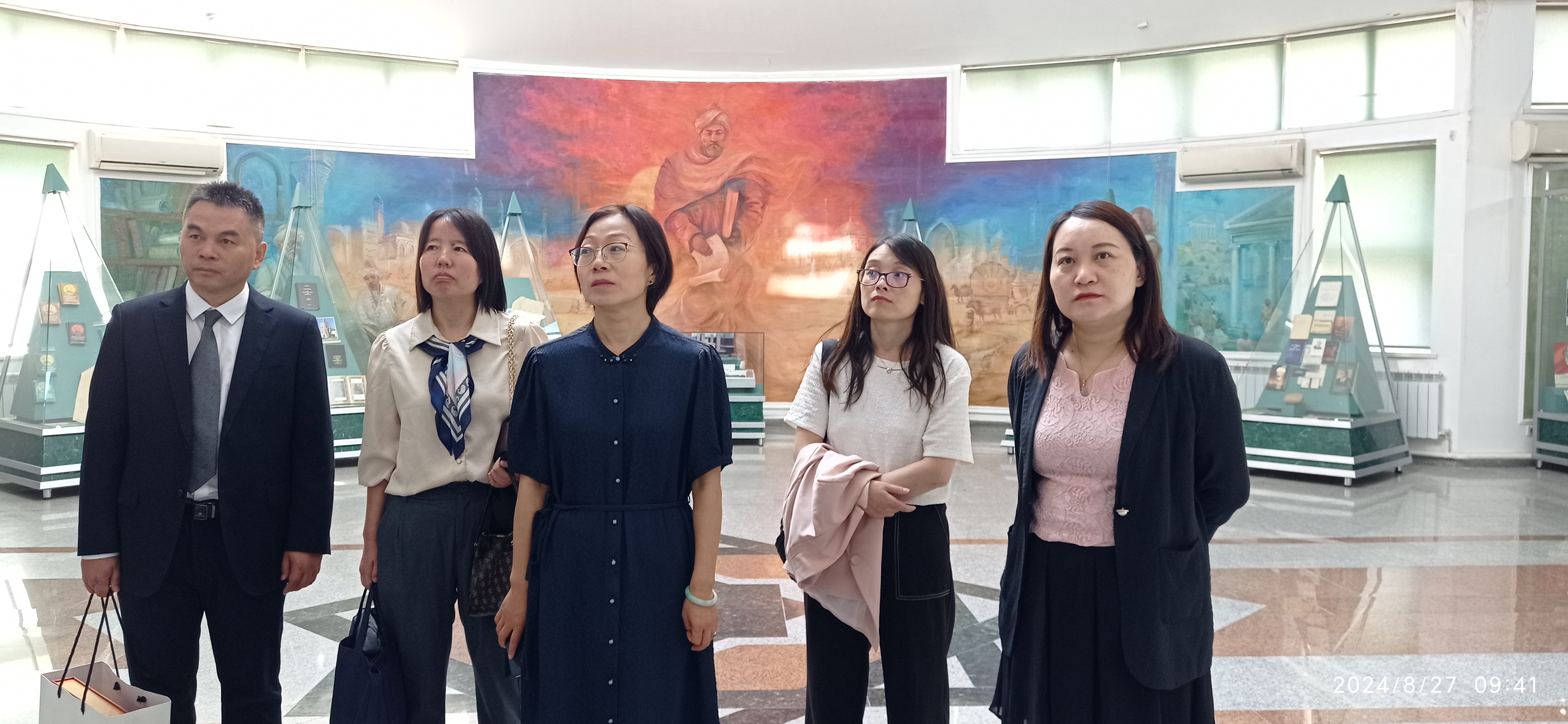 The delegation of the Qingdao Agricultural University of China, headed by Vice President Zhang Xiumei, visited the Al-Farabi Kazakh National University