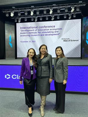 Dean of the Faculty of Physics and Technology Nurzada Beissen and Deputy Dean for Research and Innovation and International Cooperation Moldir Isanova participated in the international conference