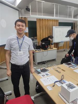 СТАРШИЙ ПРЕПОДАВАТЕЛЬ КАФЕДРЫ МЕХАНИКИ ДОСЖАН НУРСУЛТАН САГИНАЕВИЧ ПРИНЯЛ УЧАСТИЕ В СЕМИНАРЕ ПО МЕТОДАМ ОБУЧЕНИЯ КОСМИЧЕСКОЙ ИНЖЕНЕРИИ В ЯПОНИИ.