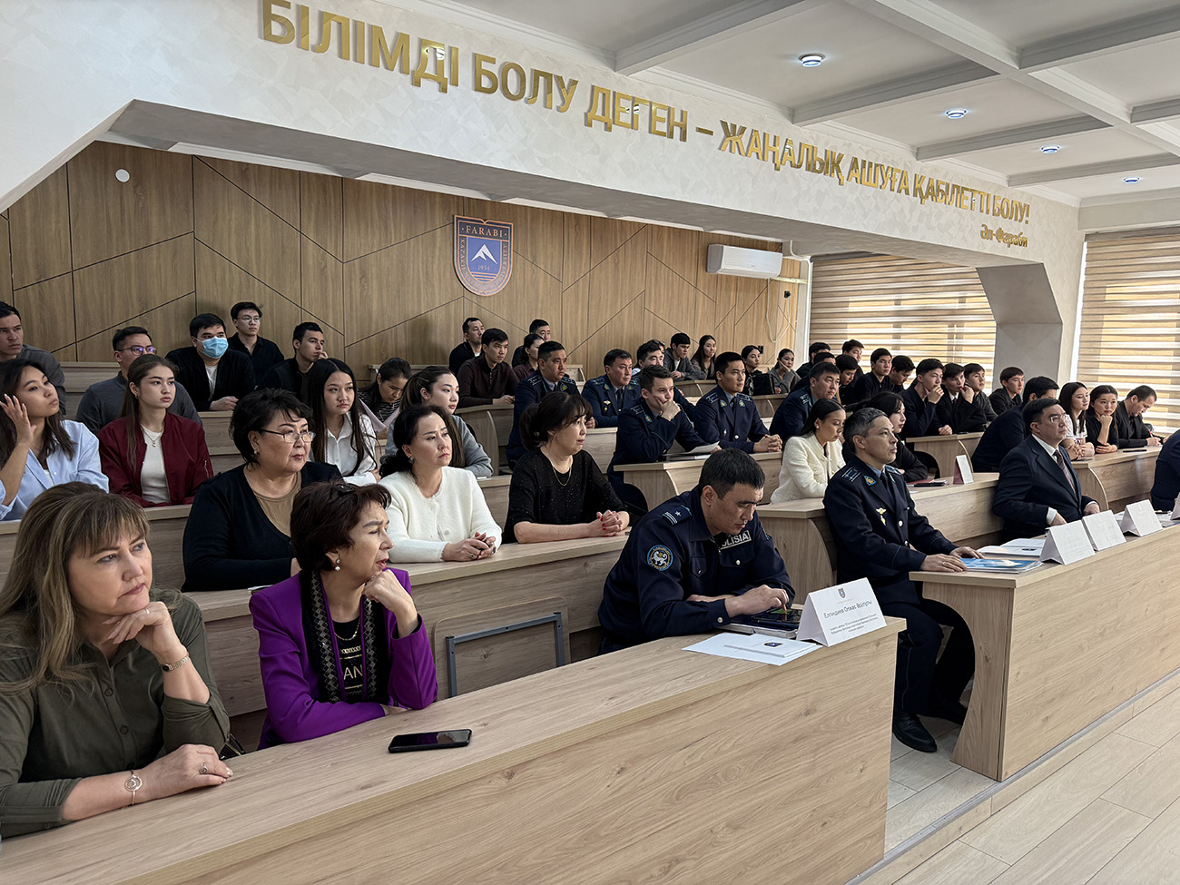 Topical issues of law and order were discussed