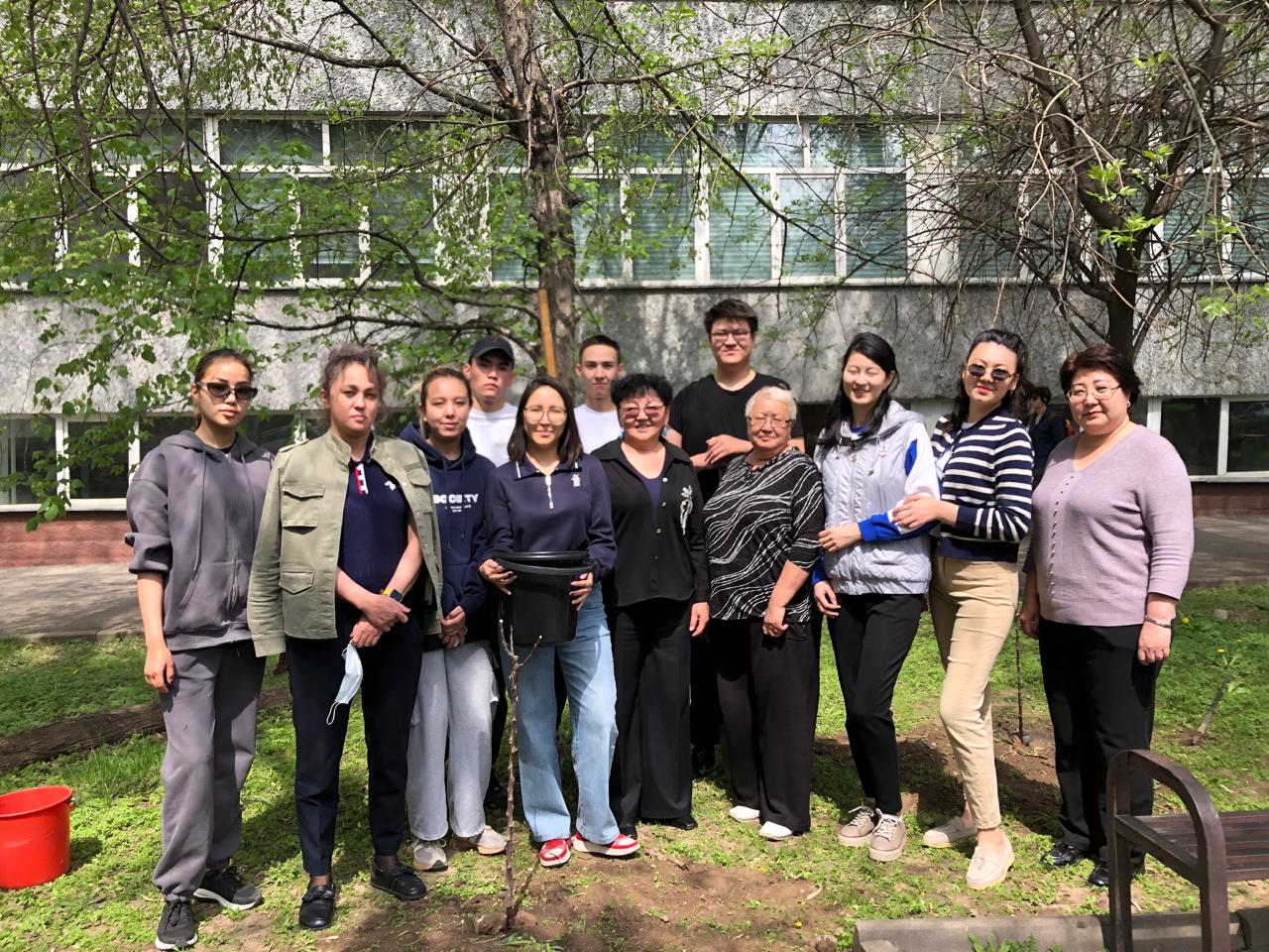 A New Tradition: Apple Trees Planted by Students of the Faculty of International Relations