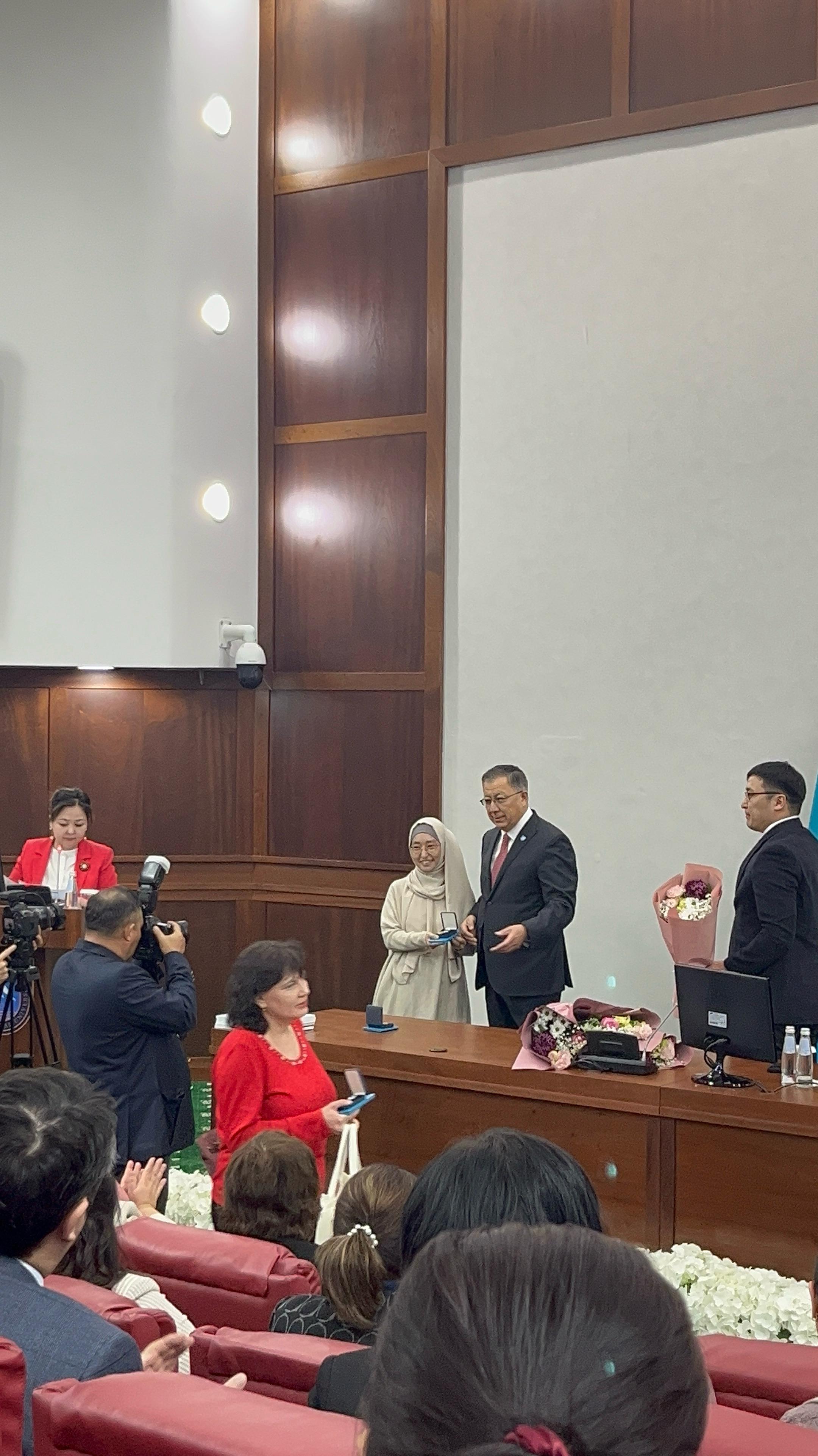 KazNU Lecturer Has Received a High Award