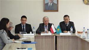 Was held a meeting with Yacek Klyuchkevski Extraordinary and Plenipotentiary Ambassador of the Republic of Poland in the Republic of Kazakhstan and the Kyrgyz Republic