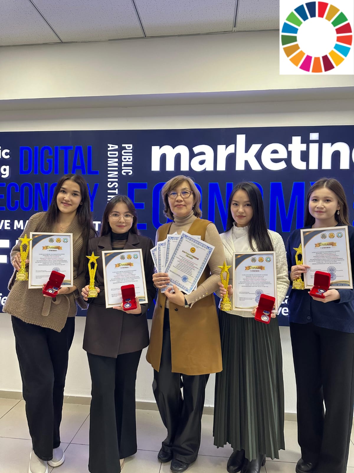 4th year students of the Finance Department took part in the international competition "The Best student of the Turkic Peoples"
