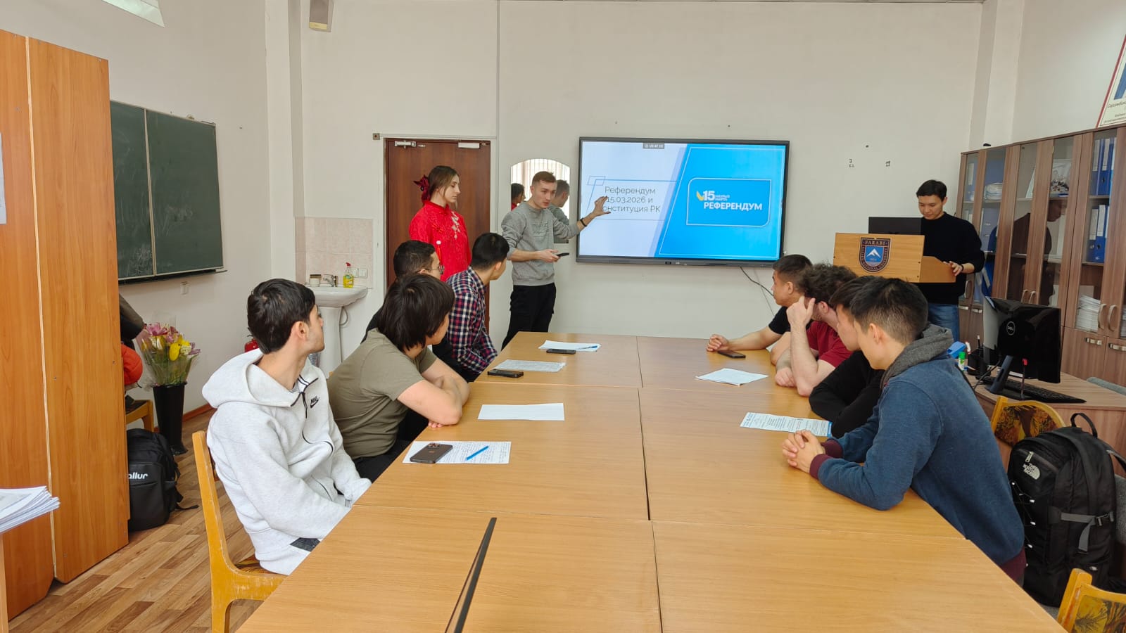 Materials Science Students Participate in an Advisory Hour Dedicated to the Discussion of the Draft Constitution of the Republic of Kazakhstan. SDG 16 and SDG 4