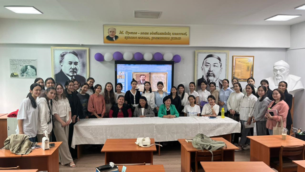 The history of Kazakh writing was discussed