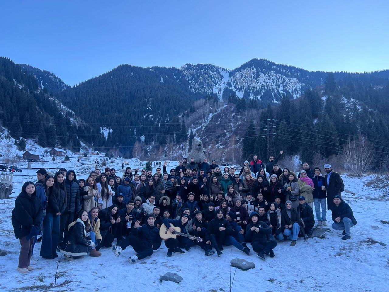 SDG-16: Participants of the «I International Youth of the Turkic World» forum visited the «Ayu-Sai» gorge