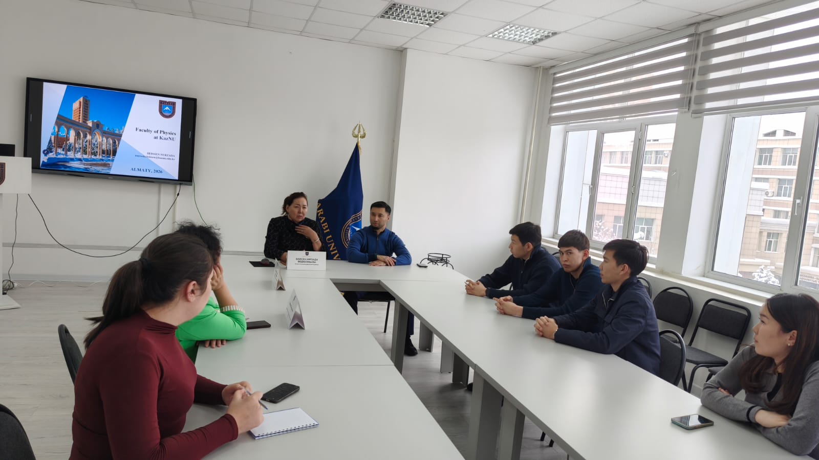 Students from the Mangystau Region Met with a Representative of MAEK at the Faculty of Physics and Technology. SDG 9 and SDG 7