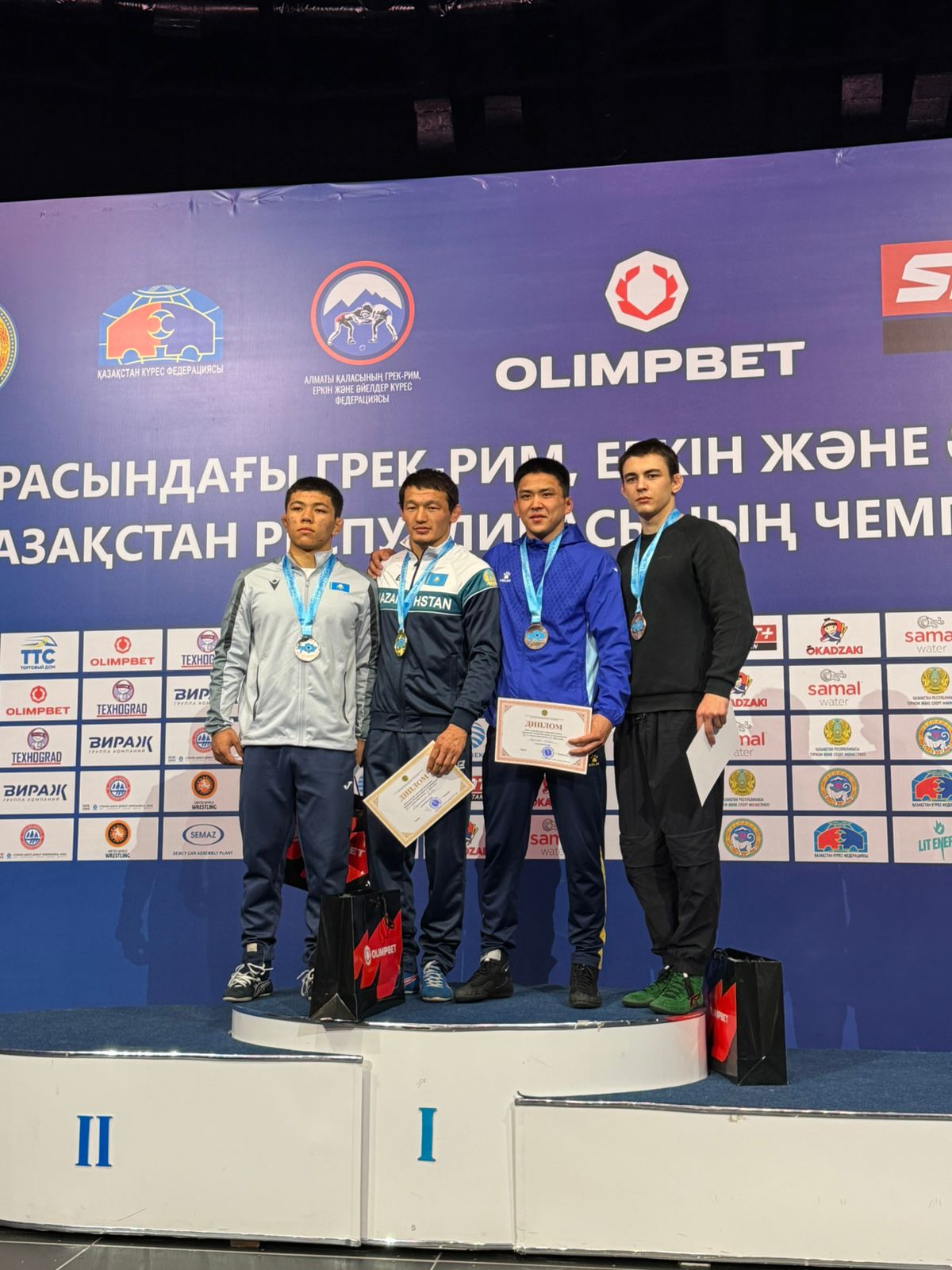 Yegor Anchugin took 3rd place in freestyle wrestling