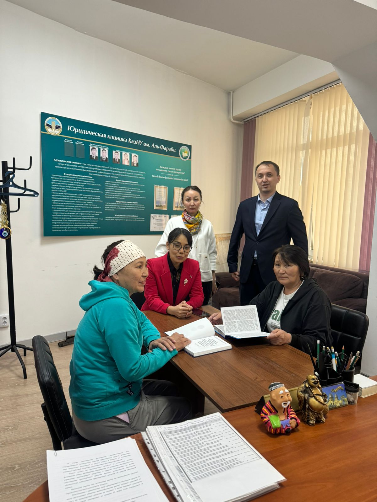 Free Legal Consultation on Labor Law Held at the Student Legal Clinic of Al-Farabi KazNU