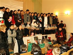 Mechanics and Mathematics of KazNU held a charity event at a boarding school of Kaskelen city
