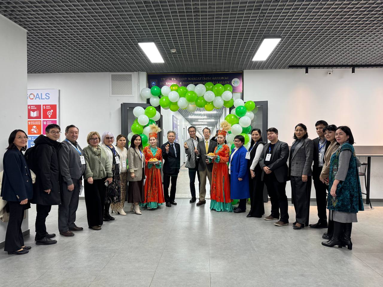 SDG alley opened in the KazNU