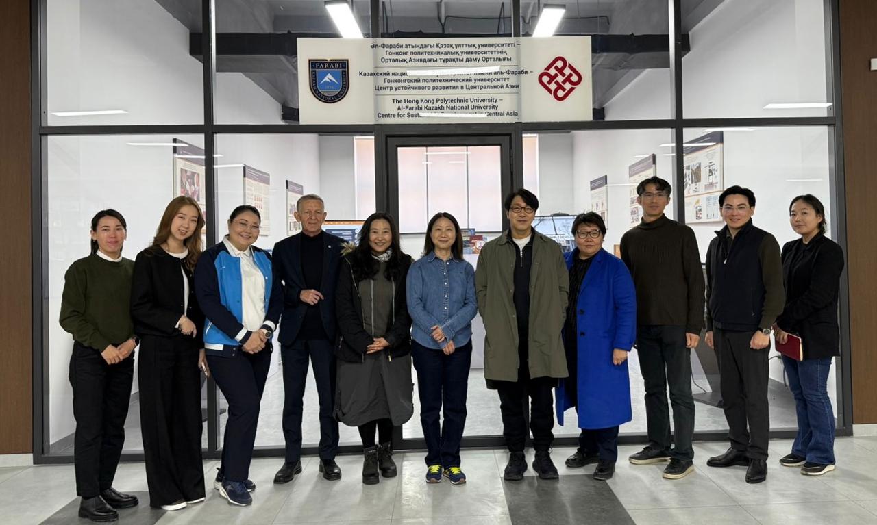 MEETING OF DELEGATIONS FROM THE UNIVERSITY OF CALGARY, THE HONG KONG POLYTECHNIC UNIVERSITY, AND AL-FARABI KAZAKH NATIONAL UNIVERSITY AT THE CENTRE FOR SUSTAINABLE DEVELOPMENT IN CENTRAL ASIA