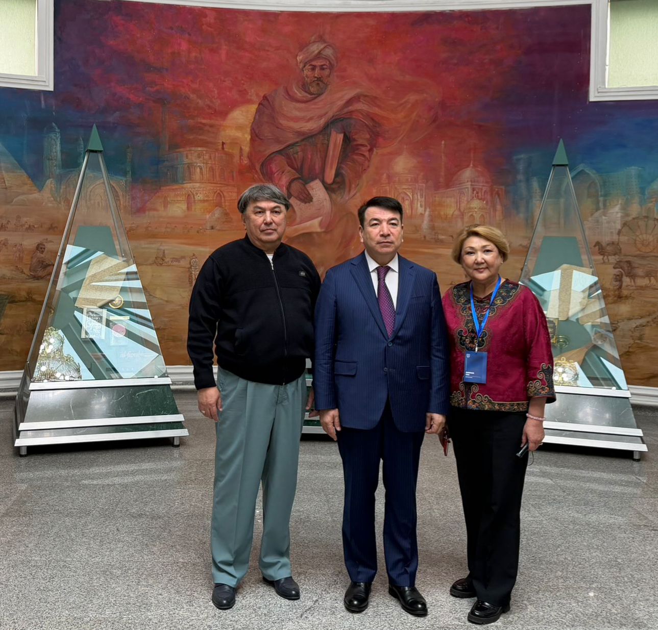 Visit of the former Minister of Education of the Republic of Kazakhstan Gani Bektaevich Beisembayev to the Museum of KazNU