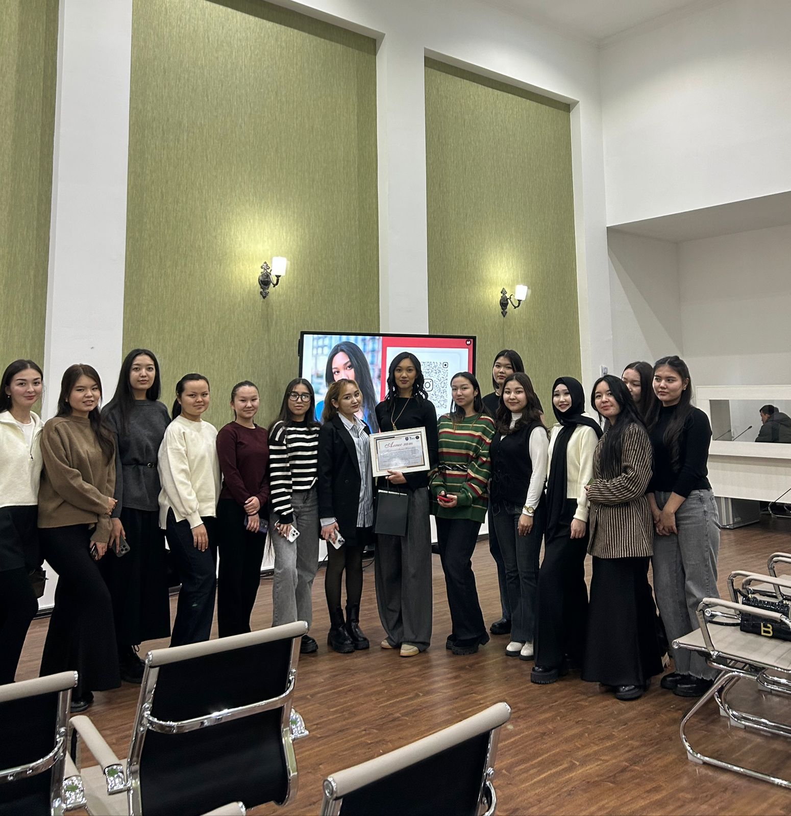 SDG-5: Meeting with model Malika Zharasova