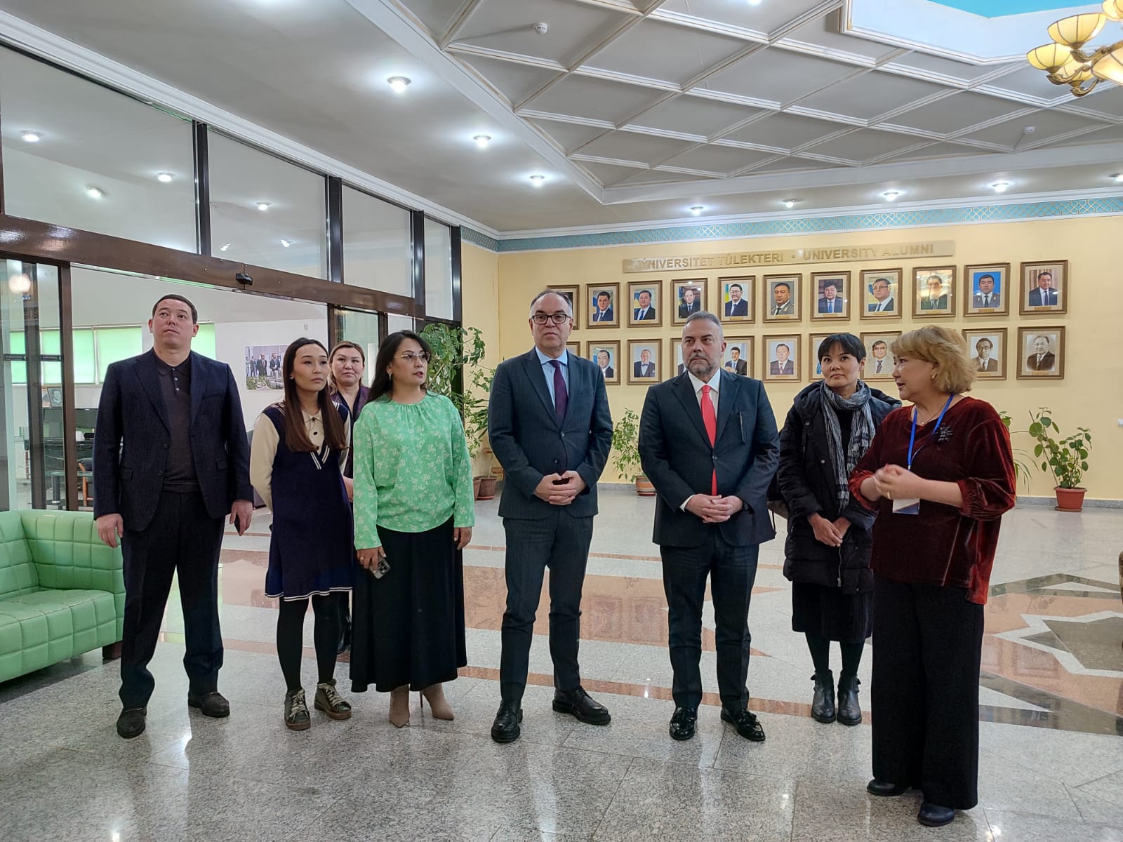 TAV Airports HR Director Hakan Oker specially visited Al-Farabi Kazakh National University and gave a leadership lecture