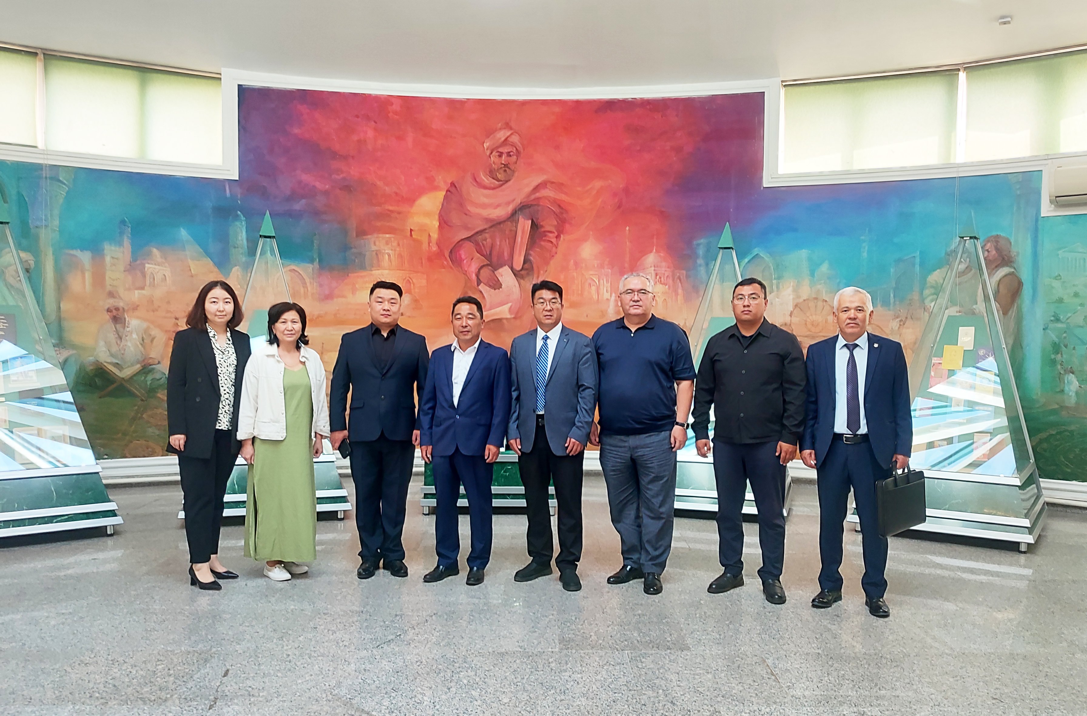 KazNU named after al-Farabi was visited by a delegation of the Department of Commerce of Linyi (China)