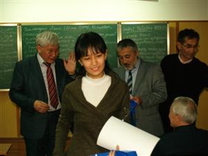 ovember 29, 2011 (16 00 hrs, room 325) chair celebration Professor of Mathematics, Basic,an academician Askar Serkulovich Dzhumadildaev.